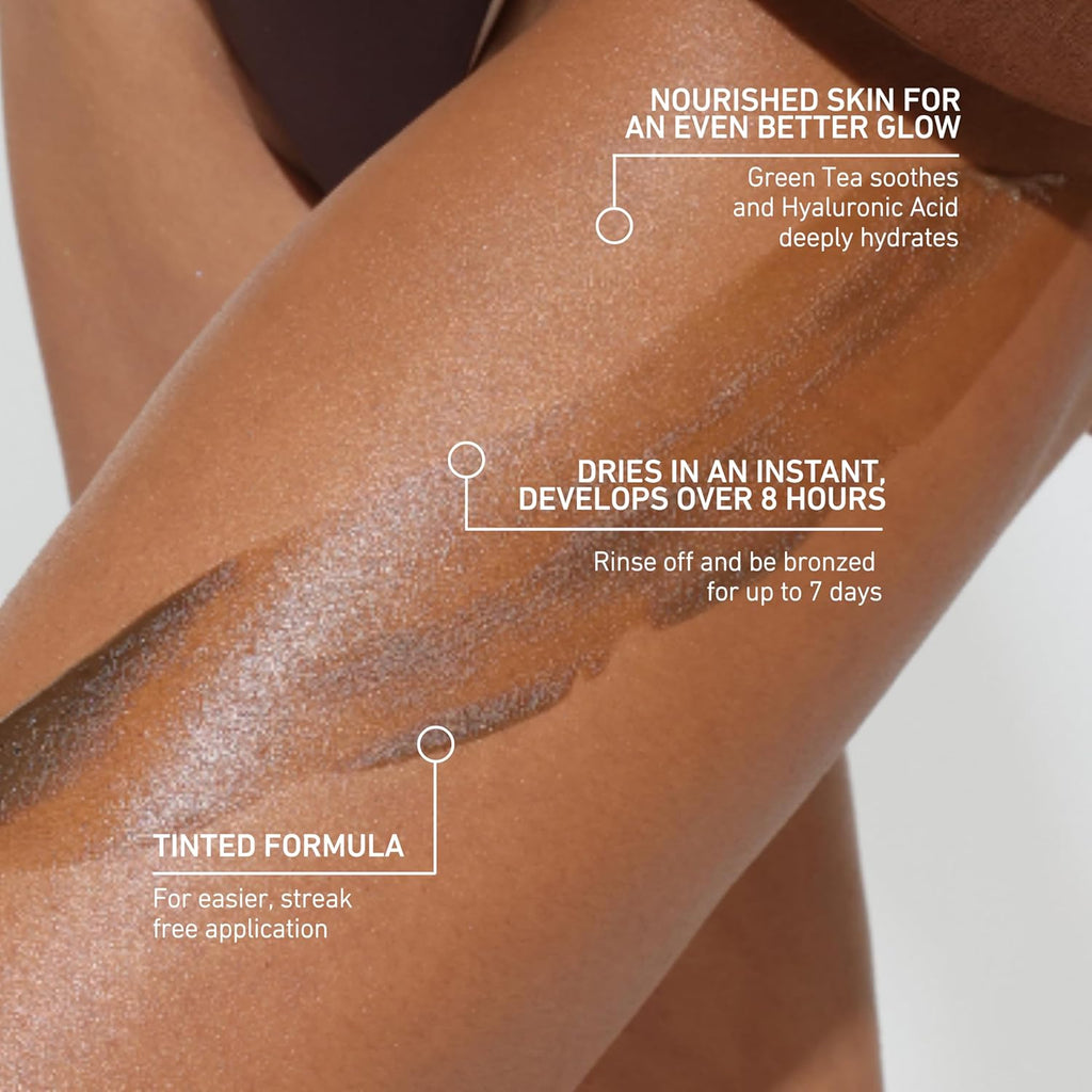 VITA LIBERATA Tinted Self Tanner Mousse - Medium, Lightweight & Fast Drying Formula, Tinted For Easy Application, Lasting Tan, Formulated with Organic Aloe Vera & Hyaluronic Acid, 6.76 fl oz